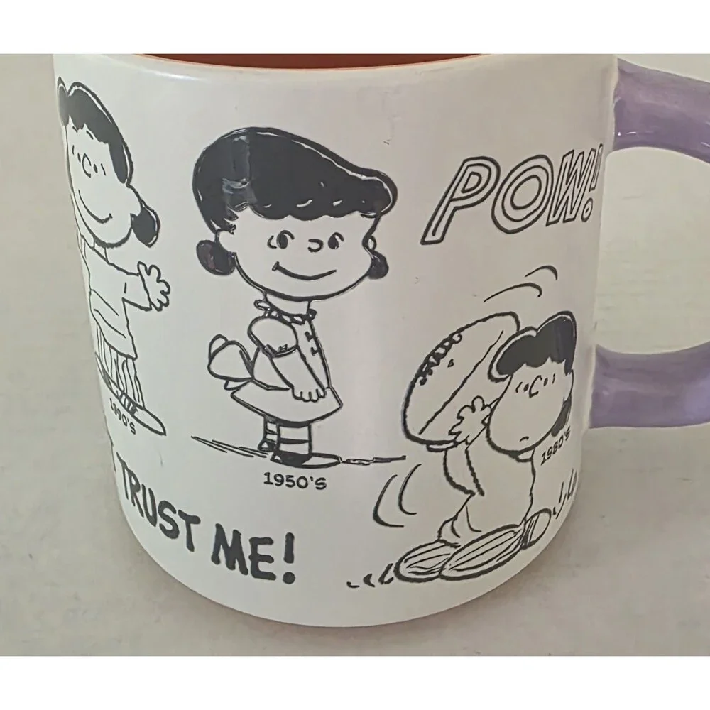 Hallmark Peanuts 75th Anniversary Lucy Through the Decades Coffee Mug